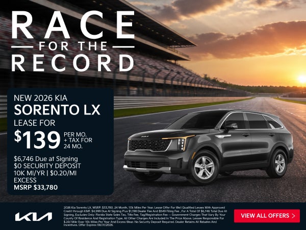 NEW 2026 KIA SORENTO LX